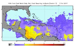 coral bleaching, Caribbean, 2017, Biorock, Goreau, Hayes, HotSpot, method