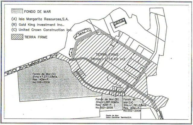 Proposed dredging plans at Isla Margarita, Panama Canal