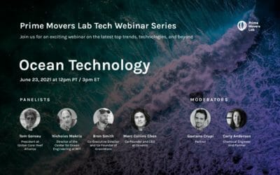 Prime Movers Lab Webinar – Ocean Technology