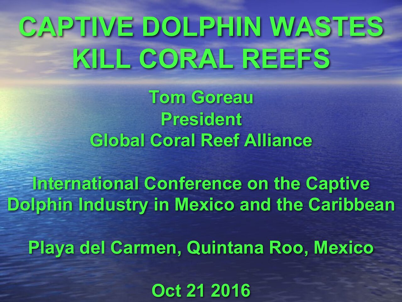Mexico bans captive dolphin shows based on GCRA’s water pollution studies